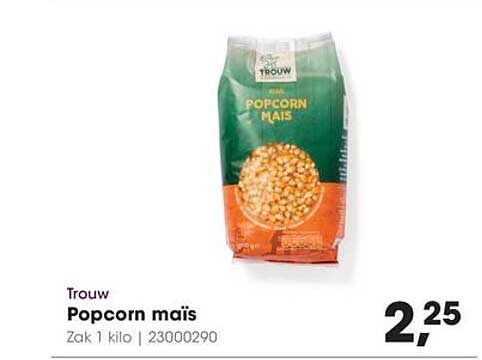 Trouw Popcorn maïs