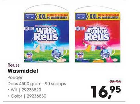 Wasmiddel Reus - Poeder 4500 gram