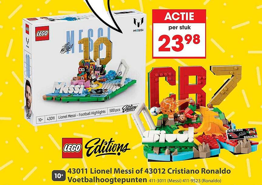 43011 Lionel Messi of 43012 Cristiano Ronaldo Voetbalhoogtepunten