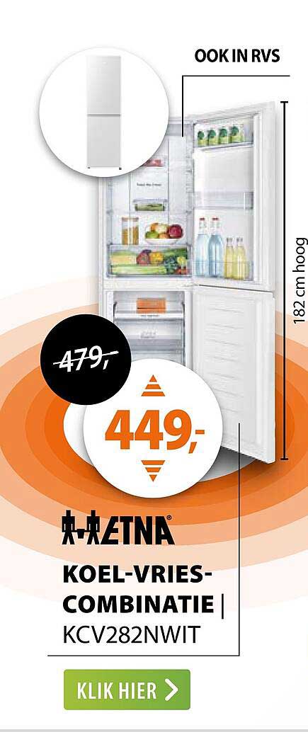 ATAGNA KOEL-VRIES-COMBINATIE KCV282NWIT