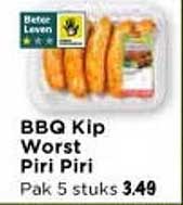 BBQ Kip Worst Piri Piri