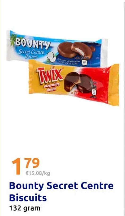Bounty Secret Centre Biscuits