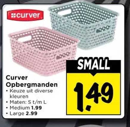 Curver Opbergmanden SMALL