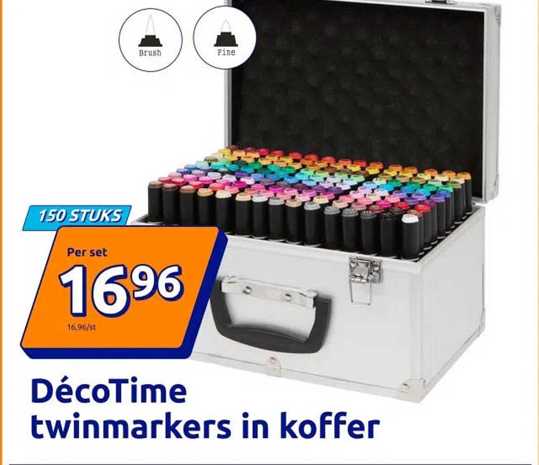 DécoTime twinmarkers in koffer