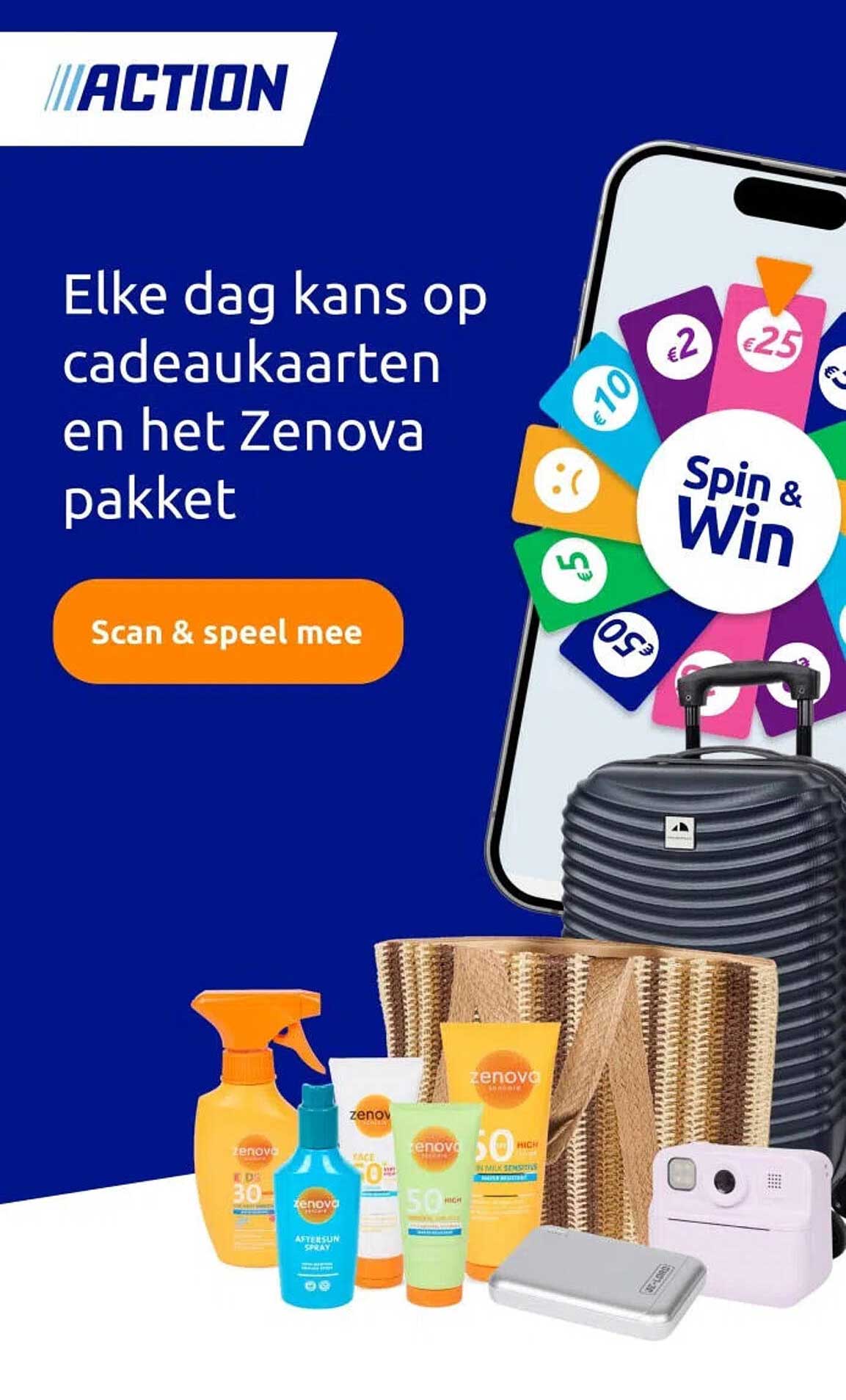 Elke dag kans op cadeaukaarten en het Zenova pakket