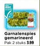 Garnalenspies gemarineerd