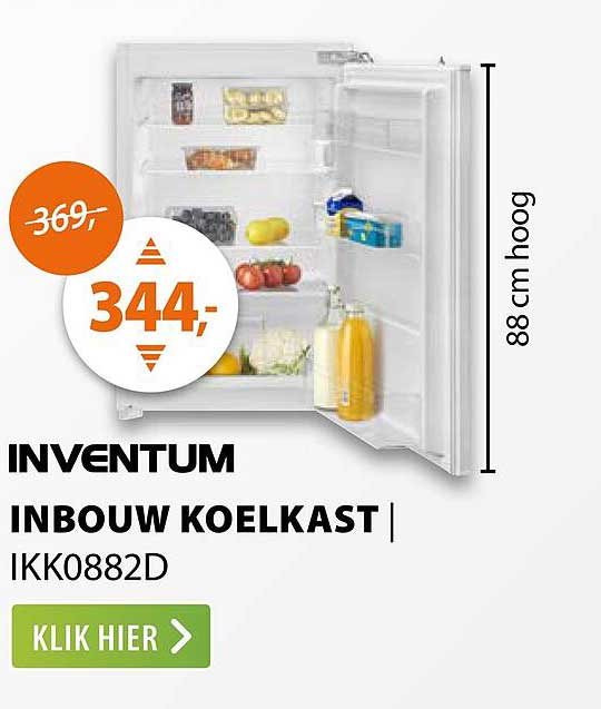 INVENTUM INBOUW KOELKAST | IKK0882D