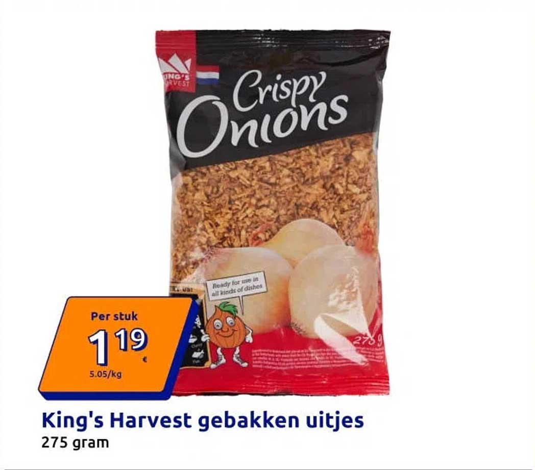 King's Harvest gebakken uitjes