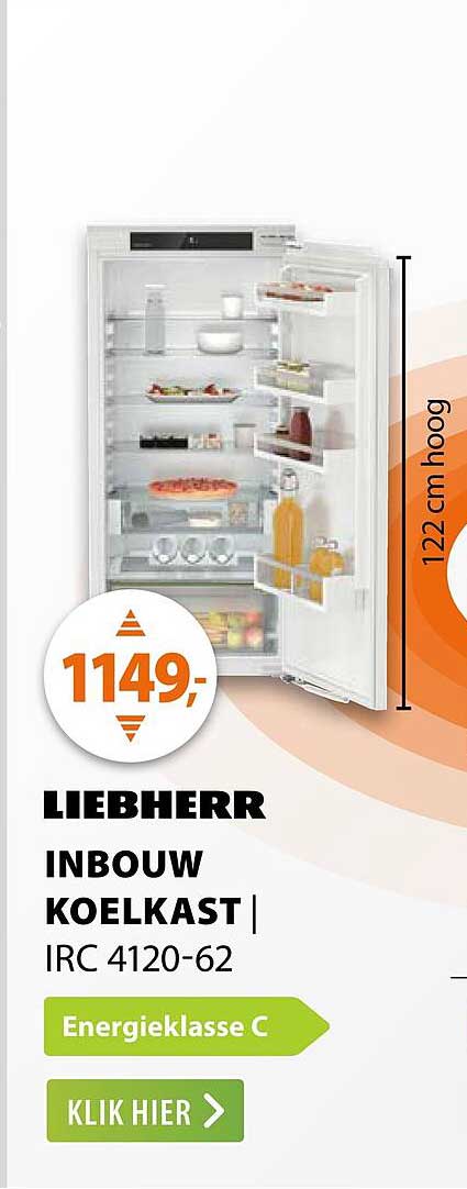 LIEBHERR INBOUW KOELKAST | IRC 4120-62