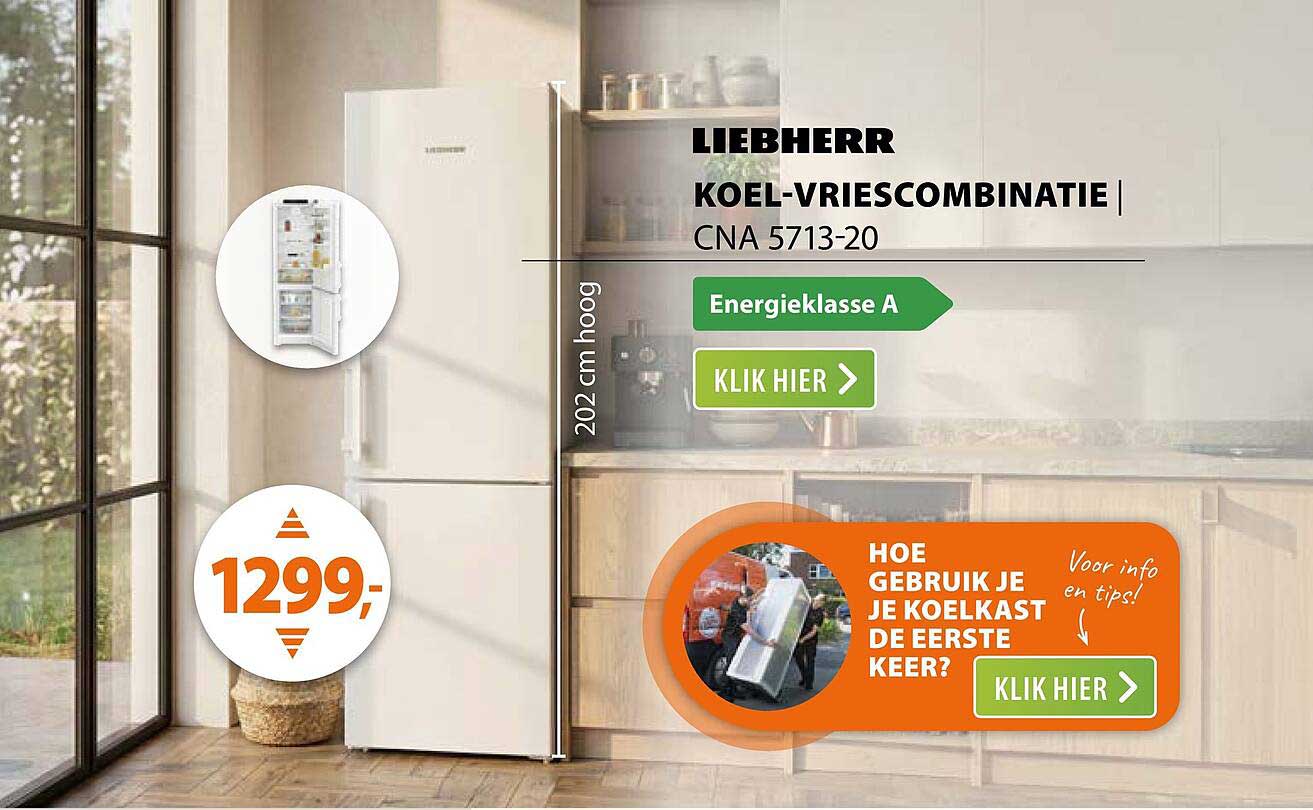 LIEBHERR KOEL-VRIESCOMBINATIE | CNA 5713-20