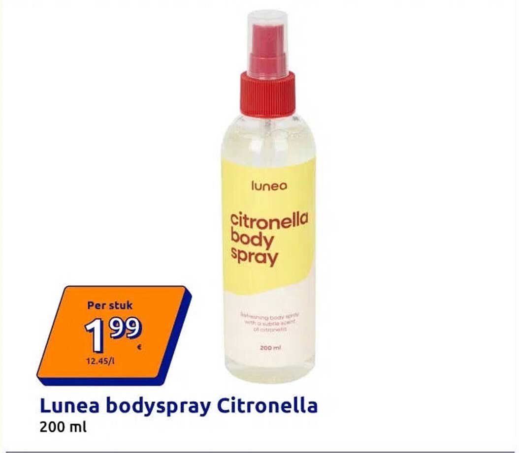 Lunea bodyspray Citronella 200 ml