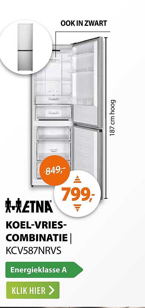 METNA KOEL-VRIES-COMBINATIE | KCV587NRVS