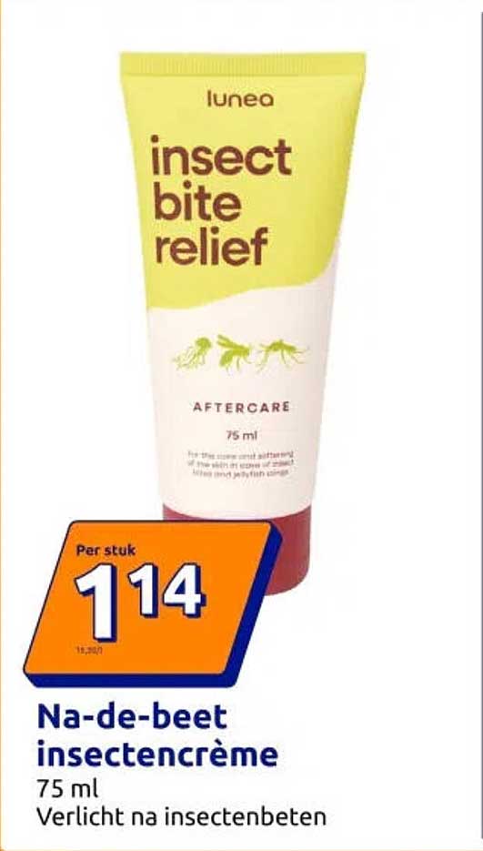 Na-de-beet insectencrème 75 ml Verlicht na insectenbeten