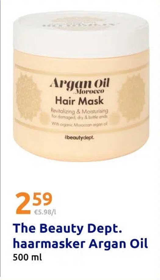 The Beauty Dept. haarmasker Argan Oil 500 ml