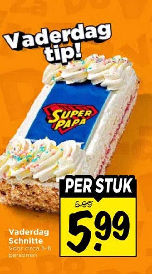 Vaderdag Schnitte voor circa 5-6 personen