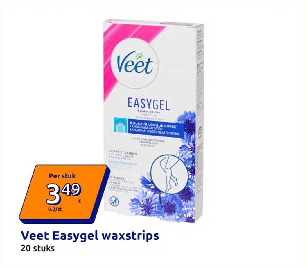 Veet Easigel waxstrips 20 stuks
