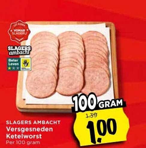 Versgesneden Ketelworst