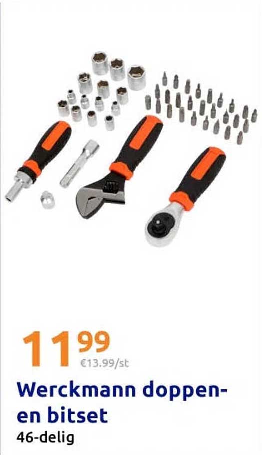 Werckmann doppen- en bitset 46-delig