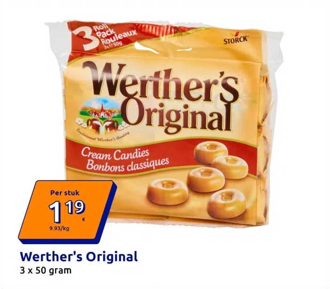 Werther's Original 3 x 50 gram