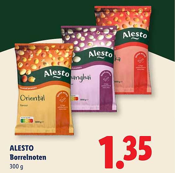 ALESTO Borrelnoten 300 g