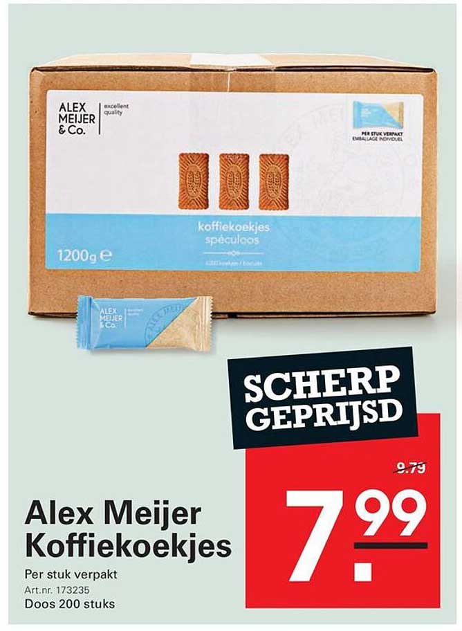 Alex Meijer Koffiekoekjes Scherp geprijsd