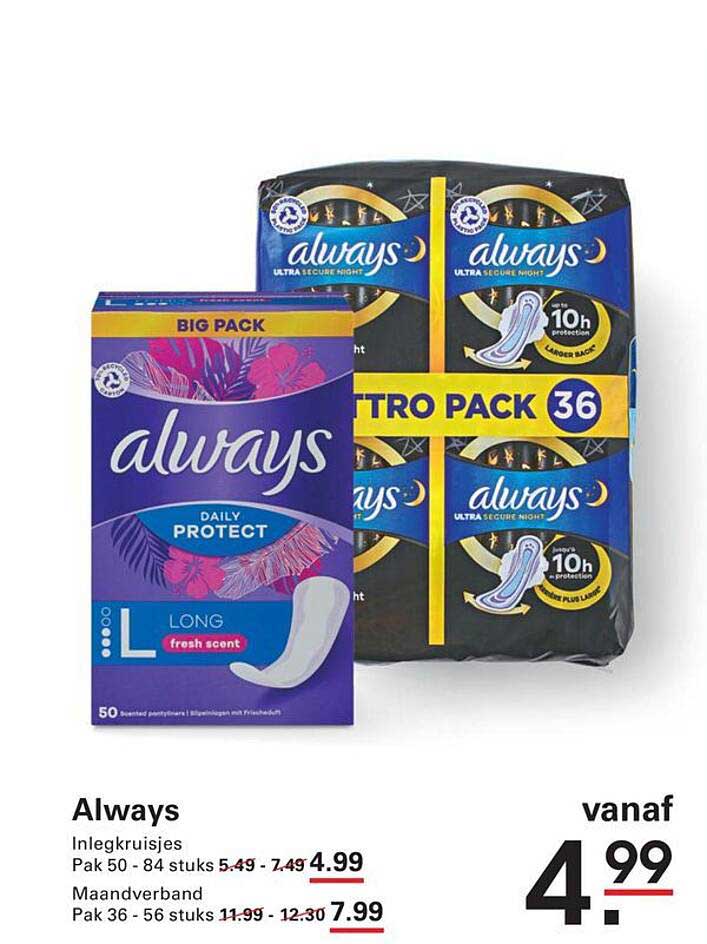 Always Inlegkruisjes
