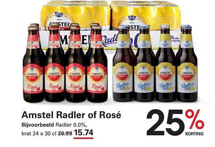Amstel Radler of Rosé