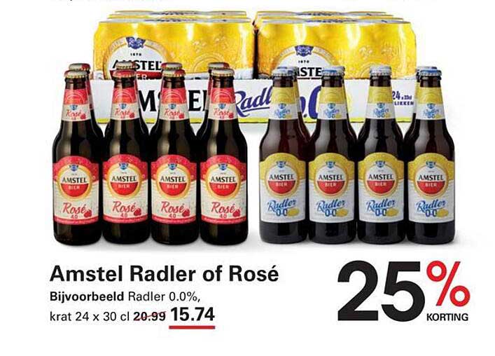 Amstel Radler of Rosé