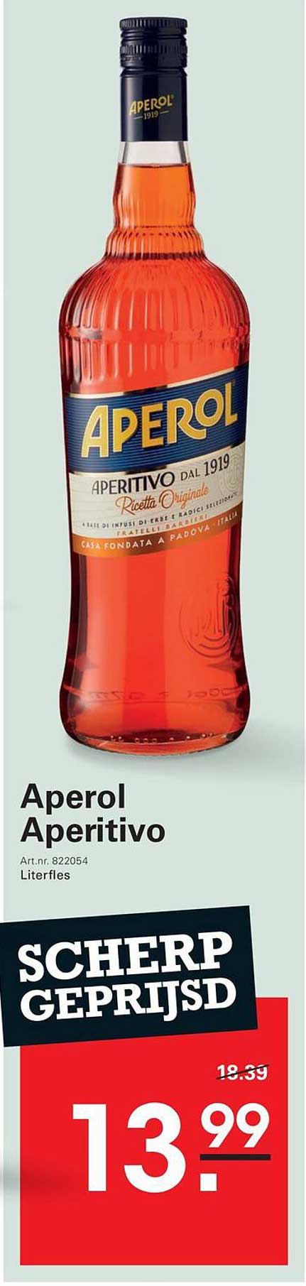 Aperol Aperitivo Scherp geprijsd