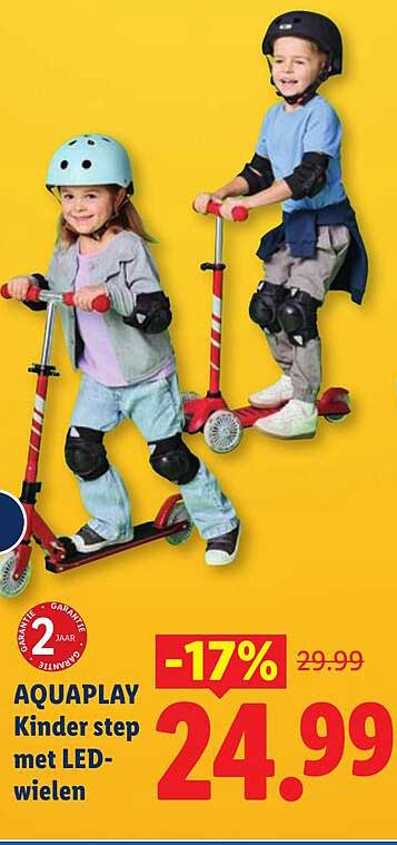 AQUAPLAY Kinder step met LED-wielen -17%