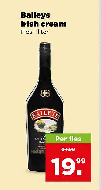 Baileys Irish cream Fles 1 liter