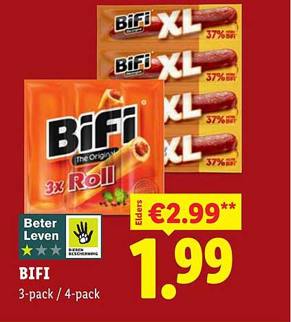 BIFI 3-pack / 4-pack