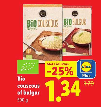 Bio couscous of bulgur 500 g -25%