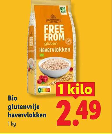 Bio glutenvrije havervlokken 1 kg