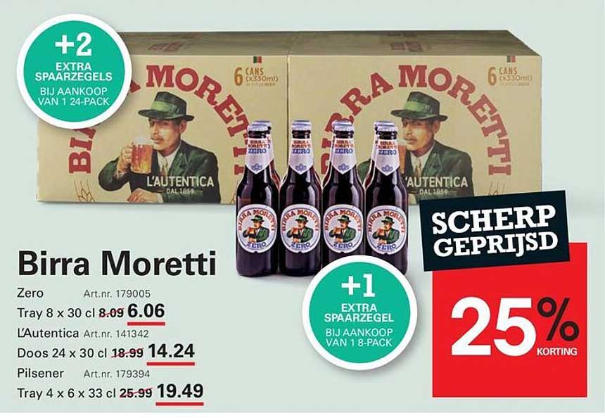 Birra Moretti Zero