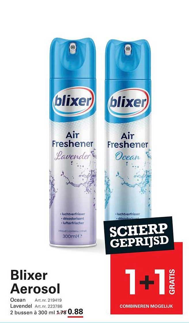 Blixer Aerosol 1+1 gratis