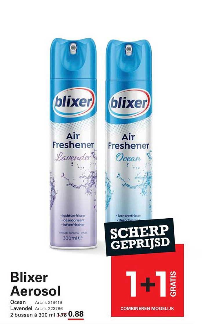 Blixer Aerosol 1+1 gratis