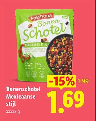 Bonenschotel Mexicaanse stijl -15%