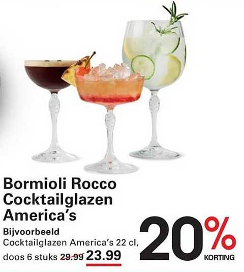 Bormioli Rocco Cocktailglazen America’s