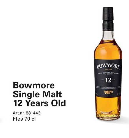 Bowmore Single Malt 12 Years Old