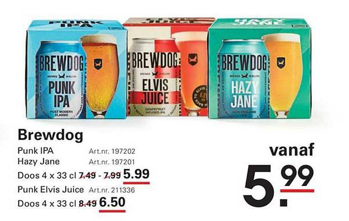 Brewdog Punk IPA Hazy Jane Doos 4 x 33 cl