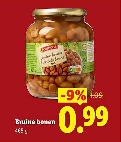 Bruine bonen 465 g