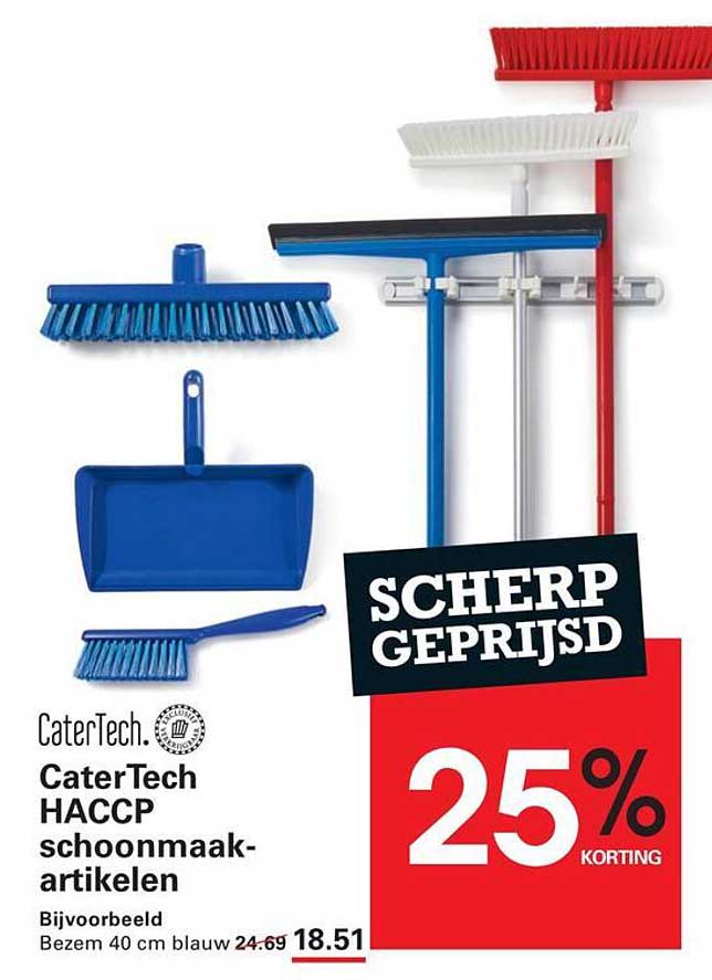 CaterTech HACCP schoonmaak-artikelen