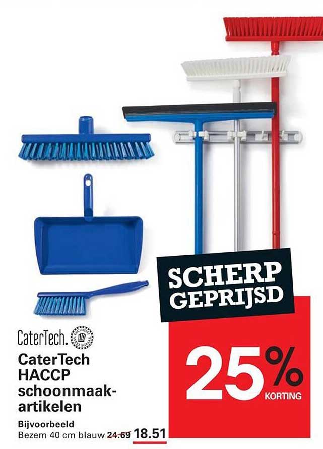 CaterTech HACCP schoonmaak-artikelen