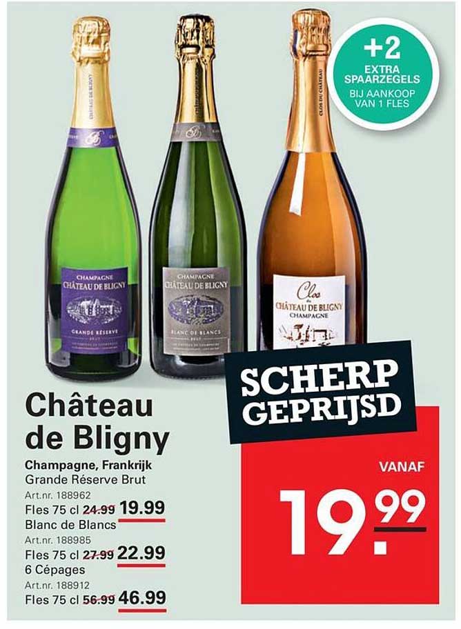 Château de Bligny Champagne, Frankrijk Grande Réserve Brut