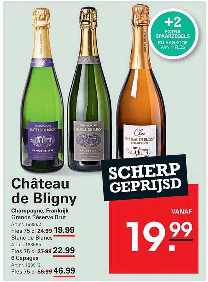 Château de Bligny Champagne, Frankrijk Grande Réserve Brut