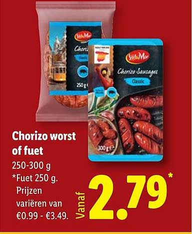 Chorizo worst of fuet