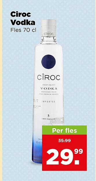 Ciroc Vodka Fles 70 cl