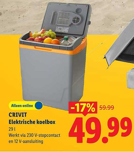 CRIVIT Elektrische koelbox 29 l Alleen online -17%