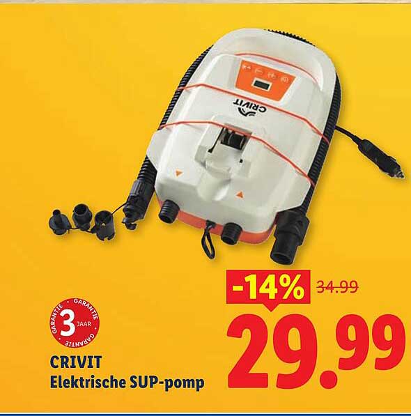 CRIVIT Elektrische SUP-pomp